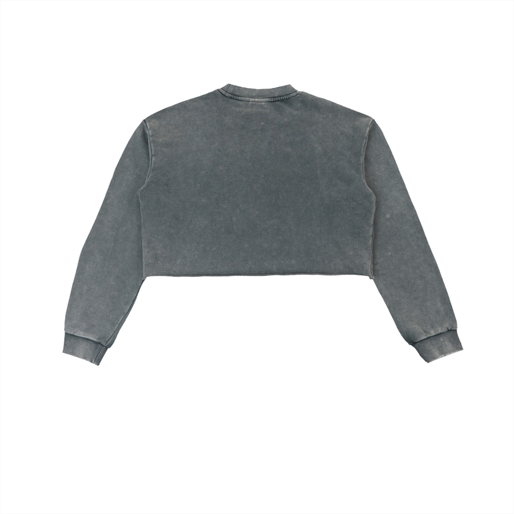 Certified Essential Washed Crop Sweatshirt