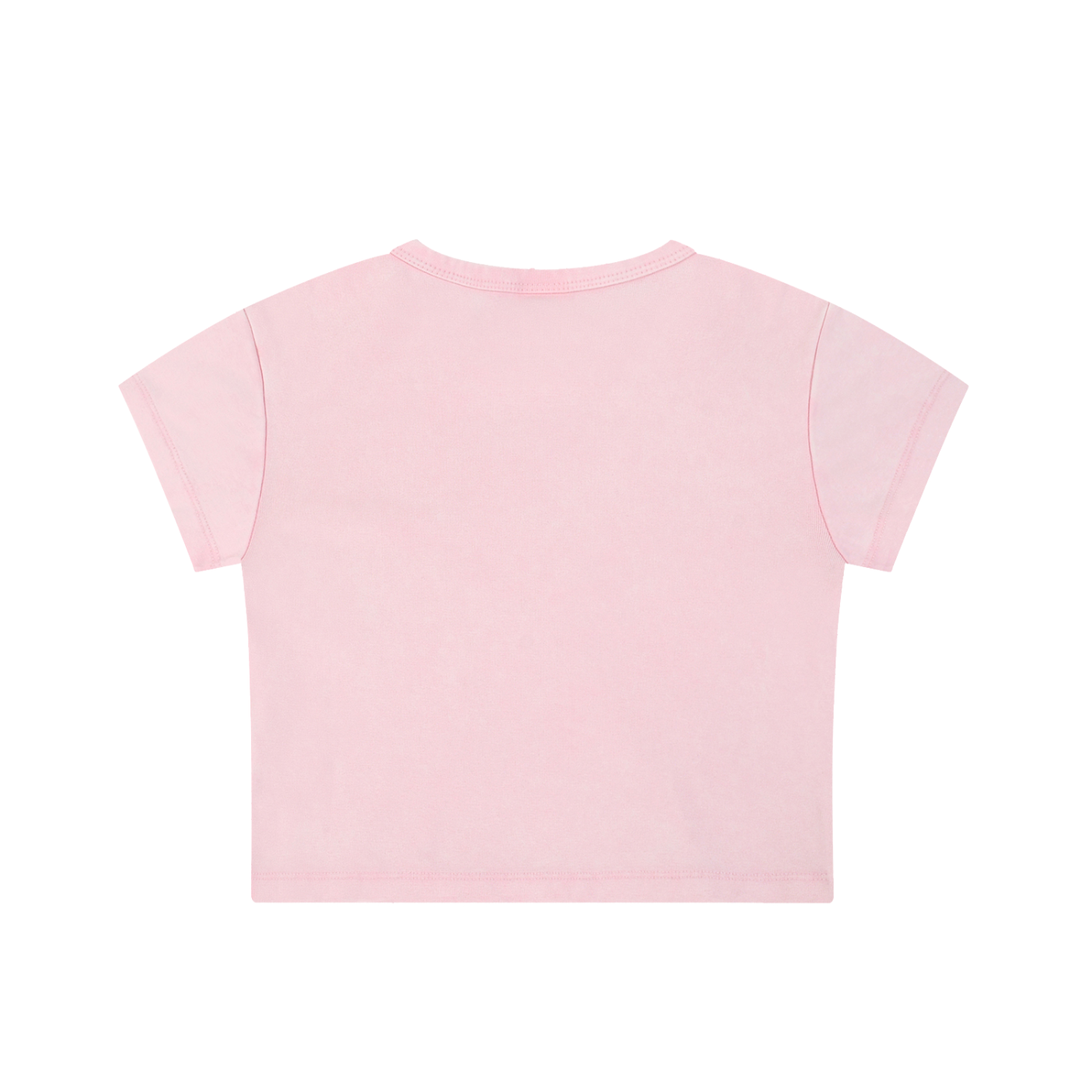 City Heat "Stay Dangerous" Snow Washed Crop Top