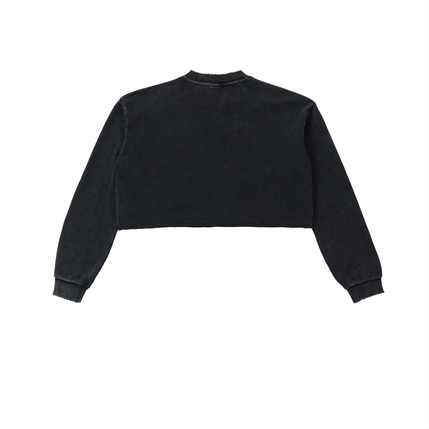Certified Essential Washed Crop Sweatshirt