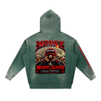 Never Sleep Vintage Fleece Hoodie
