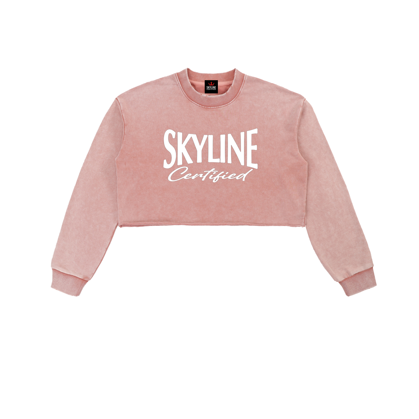 Certified Essential Washed Crop Sweatshirt