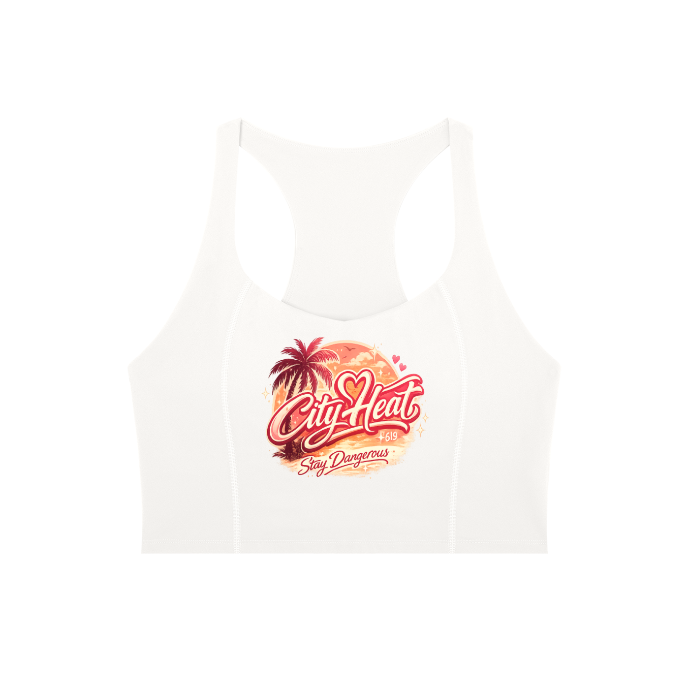 City Heat Performance Crop Top