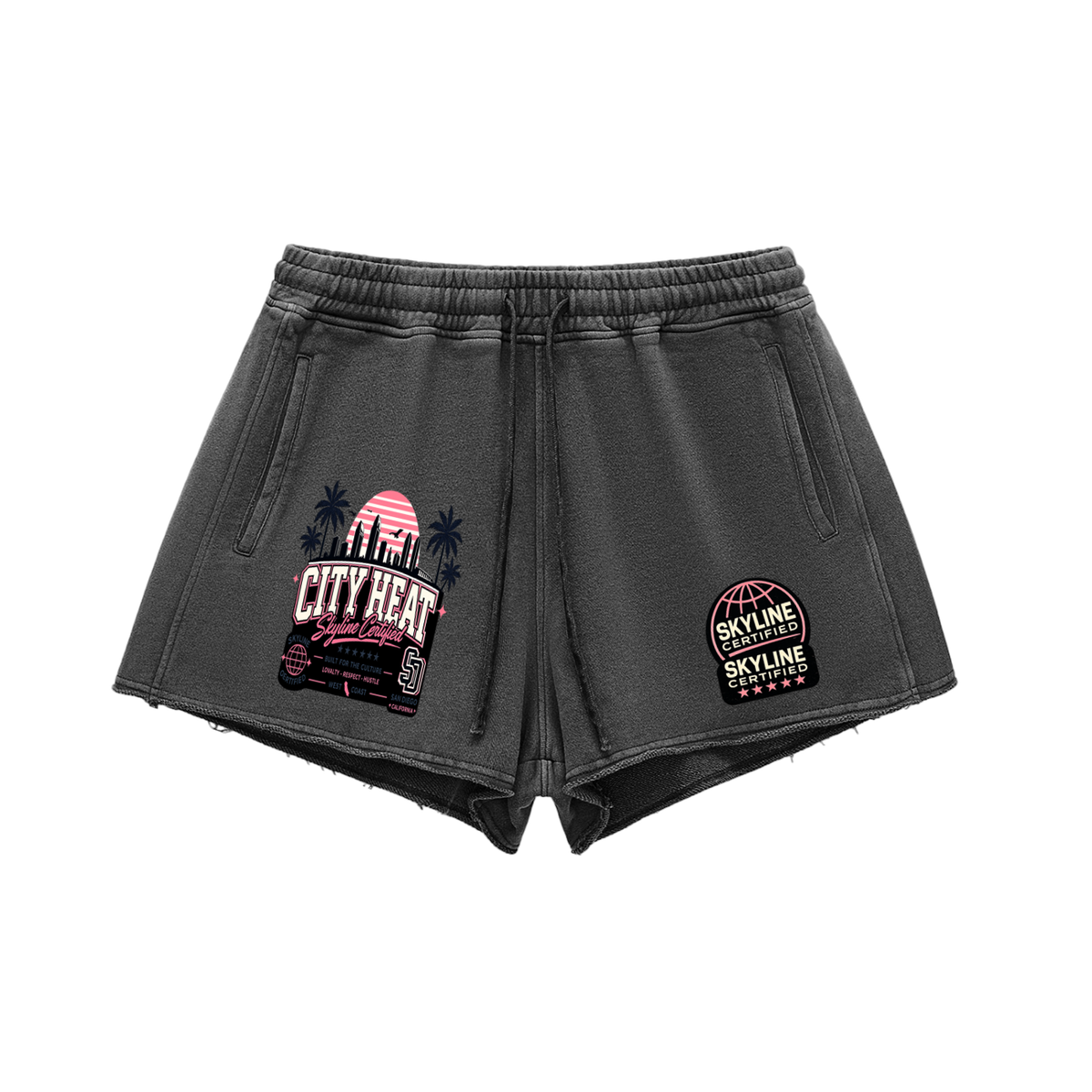 City Heat 619 Snow-Wash Shorts