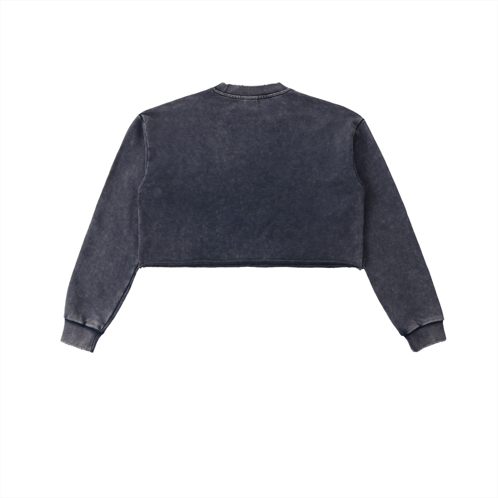 Certified Essential Washed Crop Sweatshirt