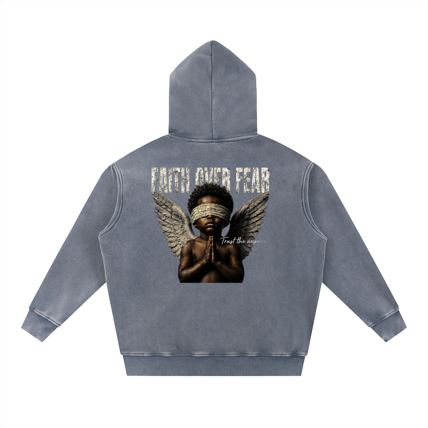 Faith Over Fear Vintage Fleece Hoodie