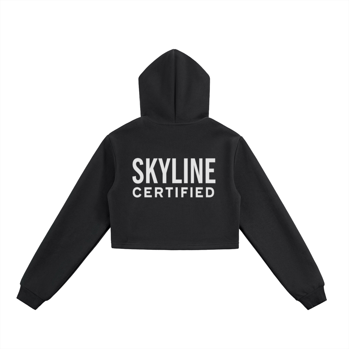 Skyline Signature Cropped Zip Hoodie