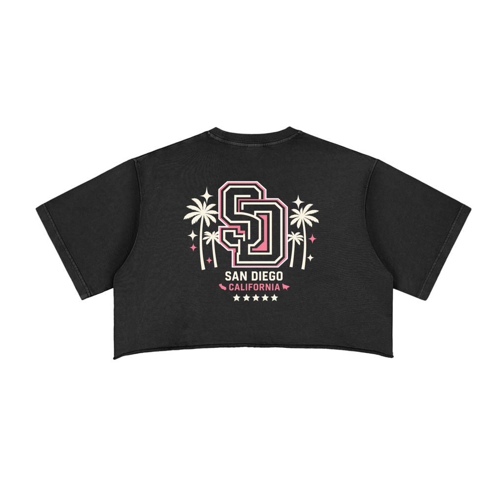 City Heat Heavyweight Crop Tee
