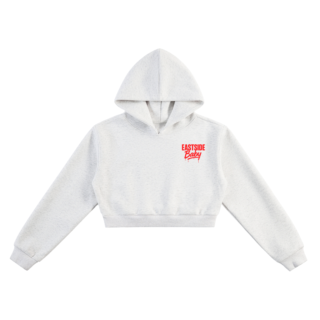 Eastside Baby Cropped Hoodie – Red Edition
