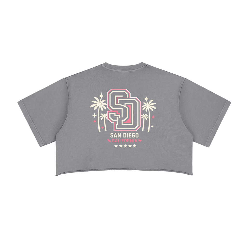 City Heat Heavyweight Crop Tee