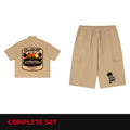 City Heat utility button up and cargo shorts complete set