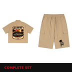 City Heat utility button up and cargo shorts complete set