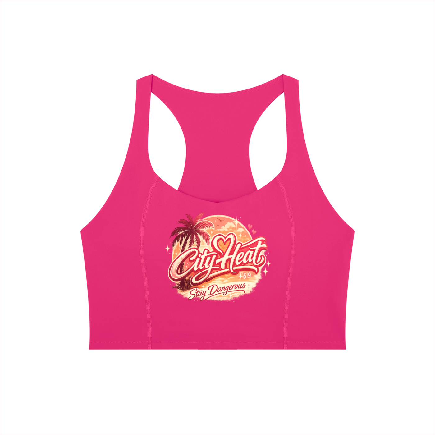 City Heat Performance Crop Top