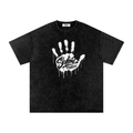 Skyline Handprint Snow-Wash Tee